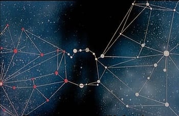 White lines indicate primary navigation corridors between major starzones